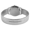 Montre bracelet acier extensible Homme Excellanc cadran bleu XXL