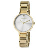 Montre Just Watch Femme bracelet acier inoxydable doré cadran argenté
