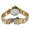 Montre Just Watch Femme bracelet acier inoxydable doré cadran argenté