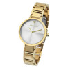 Montre Just Watch Femme bracelet acier inoxydable doré cadran argenté