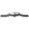 Montre Mixte Just Watch bracelet acier inoxydable gris cadran blanc