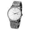 Montre Mixte Just Watch bracelet acier inoxydable gris cadran blanc