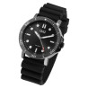 Montre Homme Q&Q bracelet silicone noir 44 mm