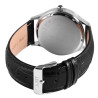 Montre Homme Just Watch bracelet cuir véritable noir cadran noir 41 mm