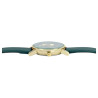 Montre bracelet cuir synthétique vert Femme Adrina cadran vert 32 mm