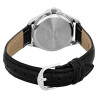 Montre Q&Q Femme bracelet cuir synthétique noir cadran blanc 30 mm
