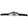 Montre Homme Q&Q bracelet cuir véritable noir cadran bleu