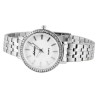 Montre Femme bracelet acier inoxydable argenté Adrina cadran blanc