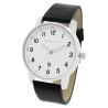 Montre Homme Excellanc bracelet cuir synthétique noir