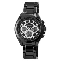 Montre bracelet métal noir...