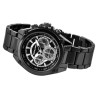 Montre bracelet métal noir Homme Excellanc cadran noir