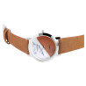 Montre Femme Excellanc bracelet cuir synthétique brun