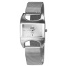 Montre Femme Just Watch bracelet acier inoxydable argenté maille milanaise