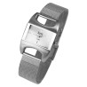 Montre Femme Just Watch bracelet acier inoxydable argenté maille milanaise