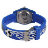Montre Enfant QBos bracelet silicone bleu cadran blanc 28 mm