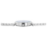 Montre Femme Q&Q bracelet acier inoxydable argenté cadran rose 34 mm
