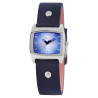 Montre Femme Raptor bracelet cuir véritable cadran bleu