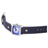 Montre Femme Raptor bracelet cuir véritable cadran bleu