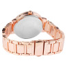 Montre Femme Excellanc bracelet métal doré rose cadran gris
