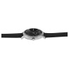 Montre bracelet cuir véritable noir brilliance Femme Raptor