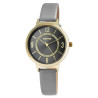 Montre Femme Raptor bracelet cuir véritable gris lieke