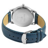 Montre Homme Alain Miller bracelet cuir synthétique bleu cadran bleu