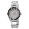 Montre Homme Just Watch bracelet acier inoxydable argenté cadran gris