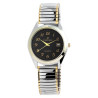 Montre Classique bracelet acier inoxydable argenté dateur Homme