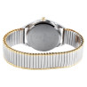 Montre Classique bracelet acier inoxydable argenté dateur Homme