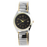Montre Classique bracelet acier inoxydable argenté dateur Homme