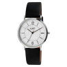 Montre Just Watch noir cadran blanc