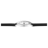 Montre Just Watch noir cadran blanc