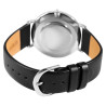 Montre Just Watch noir cadran blanc