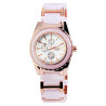 Montre Femme Akzent bracelet métal blanc cadran argenté