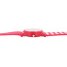 Montre Femme Q&Q bracelet silicone rouge cadran blanc