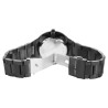 Montre Femme Just Watch bracelet acier inoxydable noir cadran noir 42 mm