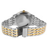 Montre Homme Akzent bracelet métal argenté cadran noir 42 mm