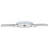 Montre Just Watch bracelet acier inoxydable argenté Homme cadran vert