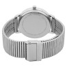 Montre Just Watch bracelet acier inoxydable argenté Homme cadran vert