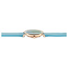 Montre Just Watch bracelet cuir véritable bleu Femme cadran bleu 34 mm Arielle
