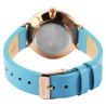 Montre Just Watch bracelet cuir véritable bleu Femme cadran bleu 34 mm Arielle