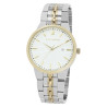 Montre bracelet acier inoxydable argenté finition bicolore Mixte Just Watch