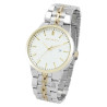 Montre bracelet acier inoxydable argenté finition bicolore Mixte Just Watch