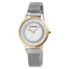 Montre bracelet acier inoxydable argenté maille milanaise Femme Raptor