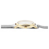 Montre bracelet acier inoxydable argenté maille milanaise Femme Raptor