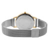 Montre bracelet acier inoxydable argenté maille milanaise Femme Raptor