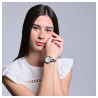 Montre Femme bracelet métal argenté montre jonc 36 mm Excellanc