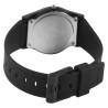 Montre Enfant Q&Q bracelet plastique noir cadran noir