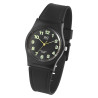 Montre Enfant Q&Q bracelet plastique noir cadran noir
