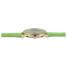 Montre Femme Raptor bracelet cuir véritable vert sunny 36 mm
